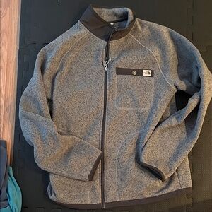 The North Face Charcoal Gray Fleece Jacket